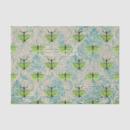 Große grüne Insekten Seidenpapier