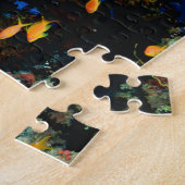 Große Gruppe von Goldfischfischen im Meer Puzzle (Seite)