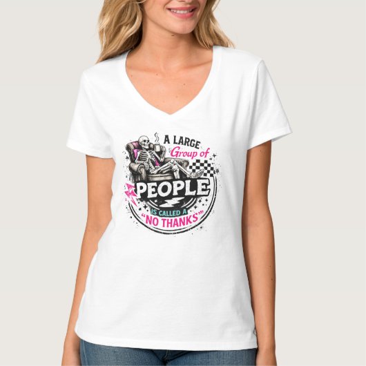 Große Gruppe von Menschen T-Shirt (Vorderseite)