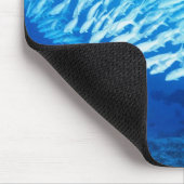 Große Gruppe von Yellowfin-Ziegenfischen schwimmen Mousepad (Ecke)