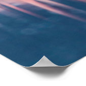 Große Gruppe von Zwergflamingos Poster (Ecke)