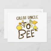 Große Gruppe zu sein Schwangerschaft Ankündigung s Postkarte (Vorne/Hinten)