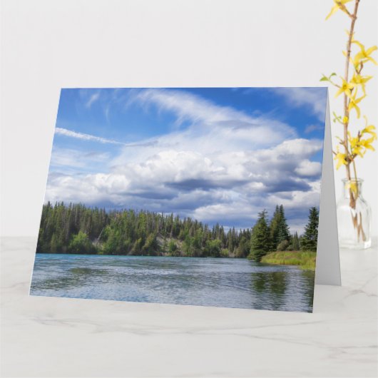 Große Gruß-Karte Karte (Gelbe Blume)