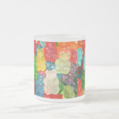 Große gummiartige Bärenmuster für Groß & Klein, Sü Mattglastasse (Mittel)