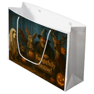 Große Halloween-Geschenktasche (Horizontales Layou Geschenktüte