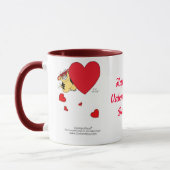 GROSSE HEARTED CATvalentine-Tasse Tasse (Links)