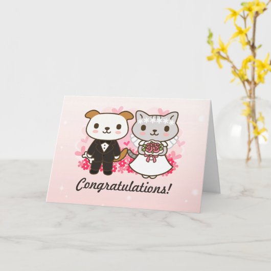 Große Heirat Karte (Gelbe Blume)