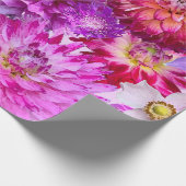 Große, helle Blume für das Verpackungspapier Geschenkpapier (Ecke)