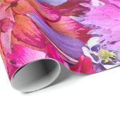 Große, helle Blume für das Verpackungspapier Geschenkpapier (Rolleneckpunkt)