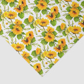 Große helle Sonnenblumen Sommer Seidenpapier (Ausschnitt)