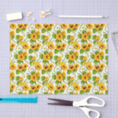 Große helle Sonnenblumen Sommer Seidenpapier (Handwerk)