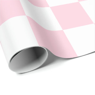 Große hellrosa und weiße ExtraKaros Geschenkpapier