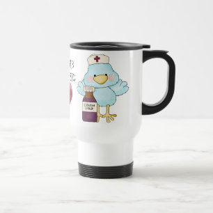 Große Herz-Krankenschwester-Reise-Tasse Reisebecher