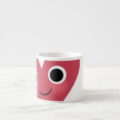 Große Herzespresso-Tasse Espressotasse (Vorderseite)