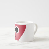 Große Herzespresso-Tasse Espressotasse (Vorderseite Rechts)
