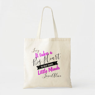 Große Herzlehrer-Geschenktasche Tragetasche