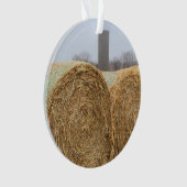 Große Heuschnupfen auf dem landwirtschaftlichen Fe Ornament (Vorderseite)