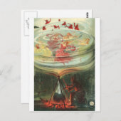 Große Hexen Whirl Waltzes Postkarte (Vorne/Hinten)