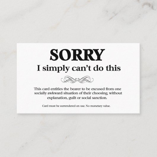 Große Hilfe für Neurobiologen Visitenkarte (Vorderseite)