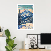 Große Himmelswandkunst 1 Poster (Heimbüro)