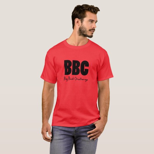 Große hintere Herausforderung BBCs T-Shirt (Vorne ganz)