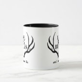Große Hirsch lustige Jagd Kaffeetasse (Zentrum)