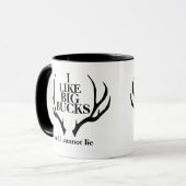 Große Hirsch lustige Jagd Kaffeetasse (Vorderseite Links)