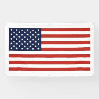 Große, hochwertige US-Flaggenmarke Banner