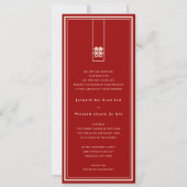 Große Hochzeit in Rectangle Einladung (Vorderseite)