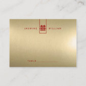 Große Hochzeit in Rectangle Platzkarte (Vorderseite)