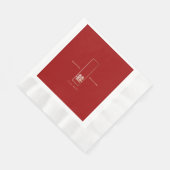 Große Hochzeit in Rectangle Serviette (Ecke)