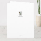 GROSSE Hochzeitsstiftung von uns allen Karte (Rückseite)