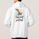Große Hoffnungen Hoodie (Rückseite)