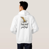 Große Hoffnungen Hoodie (Schwarz voll)