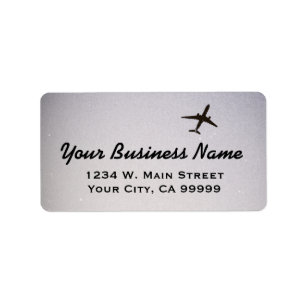   große Höhe-Flugzeug weg fliegen Adressaufkleber