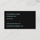 | große Höhe-Flugzeug weg fliegen Visitenkarte (Rückseite)