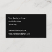 | große Höhe-Flugzeug weg fliegen Visitenkarte (Rückseite)