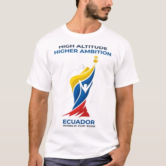 Große Höhe, höhere Ambition T-Shirt (Vorderseite)