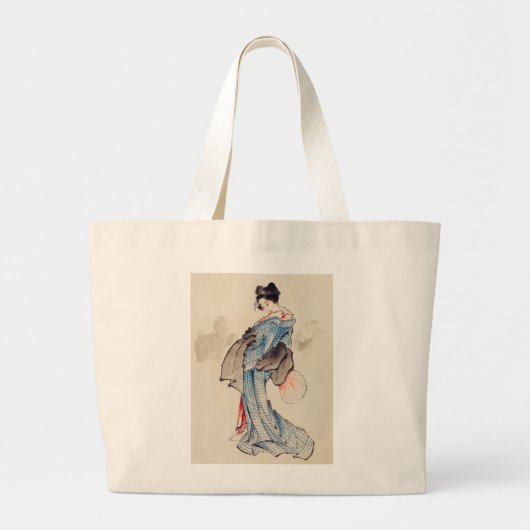 GROSSE HOKUSAI JAPANESISCHE FRAUEN Tote Bag Jumbo Stoffbeutel (Vorne)