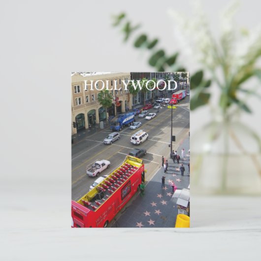 Große Hollywood Boulevard Postcard! Postkarte (Stehend Vorderseite)
