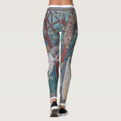 Große Horn-Schaf-Leggings Leggings (Rückseite)