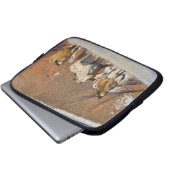 Große Hornberge, Pferde laufen Laptopschutzhülle (Vorne Knopf)