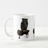 Große Hornhaut auf Handschuh Kaffeetasse (Links)