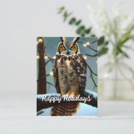 Große Hornhaut im Winterurlaub Postkarte