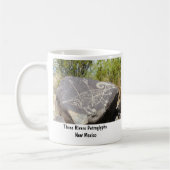 Große Hornschafpetroglyphe Kaffeetasse (Links)