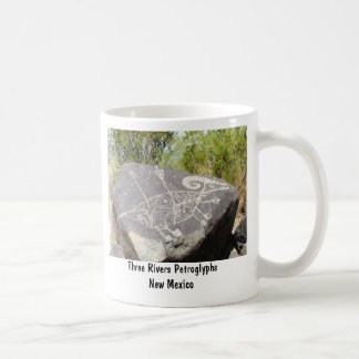 Große Hornschafpetroglyphe Kaffeetasse