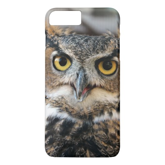 Große Hornschale (Bubo virginianus) Case-Mate iPhone Hülle (Rückseite)