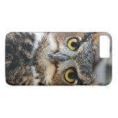 Große Hornschale (Bubo virginianus) Case-Mate iPhone Hülle (Rückseite (Horizontal))
