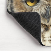 Große Hornschale (Bubo virginianus) Mousepad (Ecke)