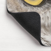 Große Hornschale - Bubo Virginianus Subarcticus Mousepad (Ecke)